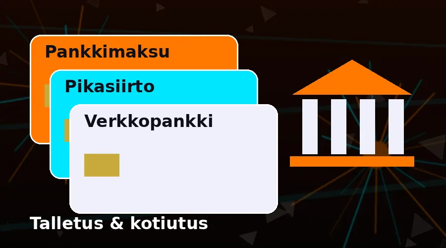 Smasha Kasino maksutavat – pankkimaksut, Zimpler- ja Trustly-tyyppiset pikasiirrot sekä verkkopankki